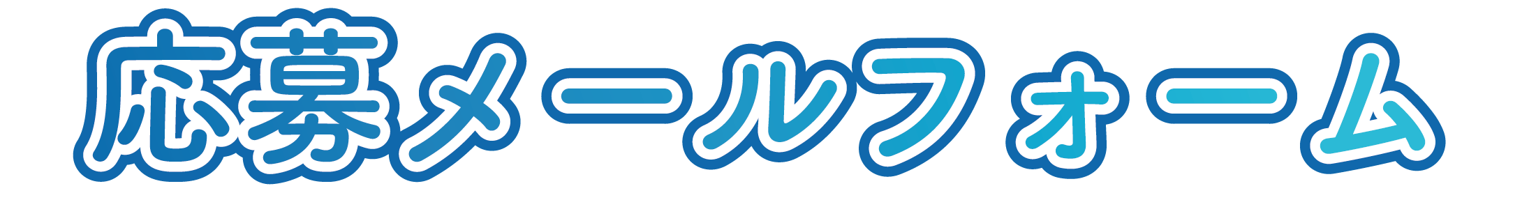 応募メールフォーム